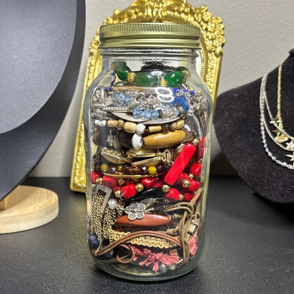 Random Jewelry Bundle – Boho, Minimalist, Statement Mix Wearable Jar